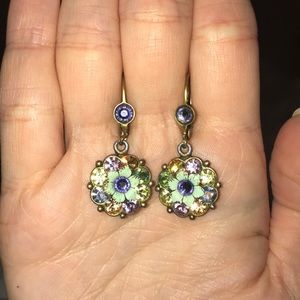 Michal Negrin Flower Earrings